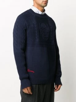 Alexander McQueen skull knit jumper