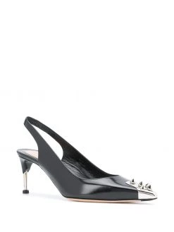 Alexander McQueen spike-stud slingback pumps