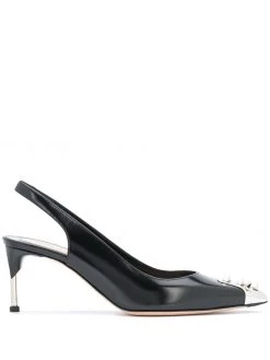 Alexander McQueen spike-stud slingback pumps