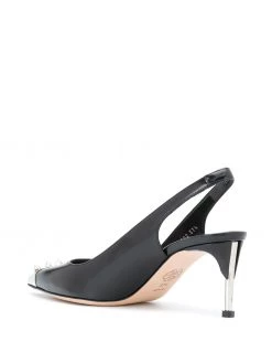 Alexander McQueen spike-stud slingback pumps