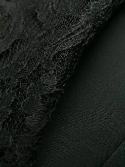 Alexander McQueen single lace sleeve evening dress