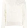 Alexander McQueen patterned rib-knit jumper