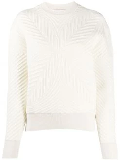 Alexander McQueen patterned rib-knit jumper