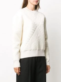 Alexander McQueen patterned rib-knit jumper