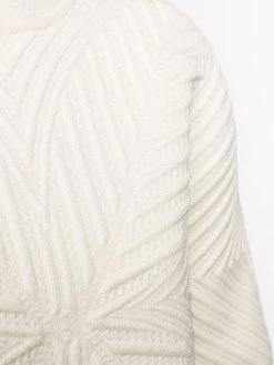 Alexander McQueen patterned rib-knit jumper