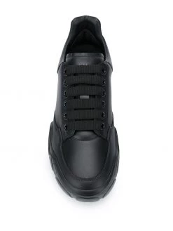 Alexander McQueen Court leather low-top sneakers
