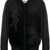Alexander McQueen sequin-embellished floral bomber
