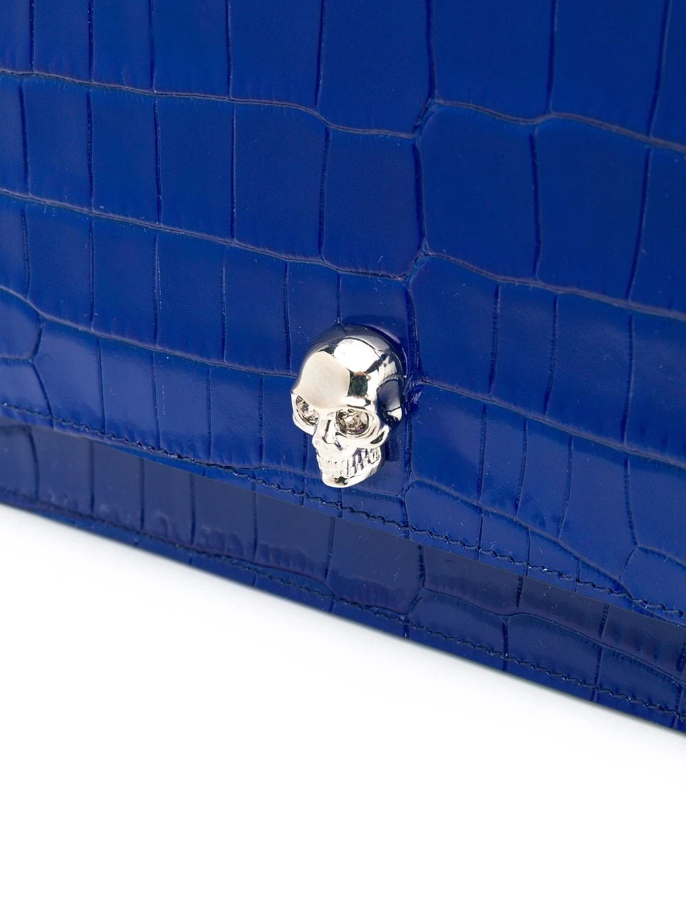 Flash Sale 💯 Alexander McQueen Skull crocodile effect shoulder bag 🔔 4 Alexander McQueen Skull crocodile-effect shoulder bag