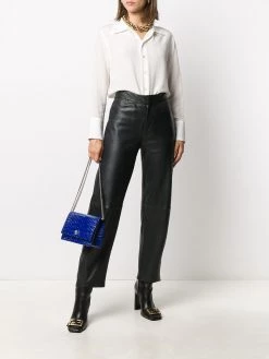 Alexander McQueen Skull crocodile-effect shoulder bag