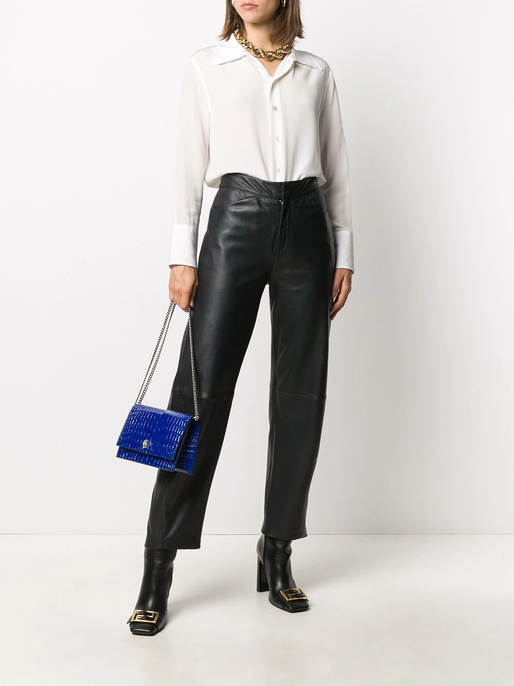 Flash Sale 💯 Alexander McQueen Skull crocodile effect shoulder bag 🔔 2 Alexander McQueen Skull crocodile-effect shoulder bag