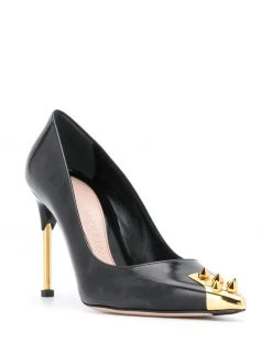Alexander McQueen studded point-toe pumps