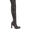 Alexander McQueen knee-high leather boots
