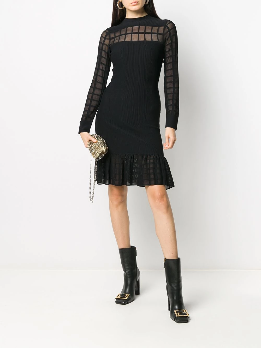Wholesale ๐ฅฐ Alexander McQueen Ottoman knit mini ๐ dress ๐ 2 Alexander McQueen Ottoman knit mini dress