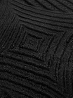 Alexander McQueen sleeveless brocade knit dress