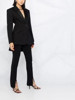 Alexander McQueen high-low blazer