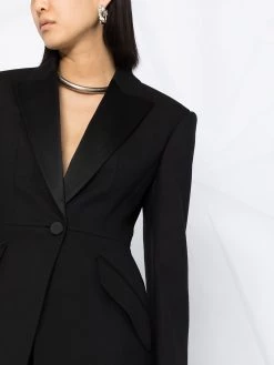 Alexander McQueen high-low blazer