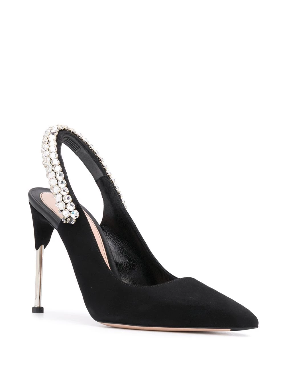Flash Sale โค๏ธ Alexander McQueen Crystal embellished slingback pumps ๐ 2 Alexander McQueen crystal-embellished slingback pumps