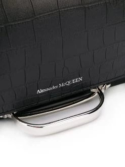 Deals ๐ Alexander McQueen Crocodile effect clutch bag ๐ 8 Alexander McQueen crocodile-effect clutch bag