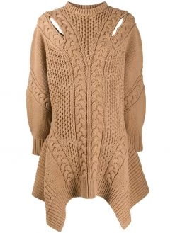 Alexander McQueen knitted handkerchief hem jumper