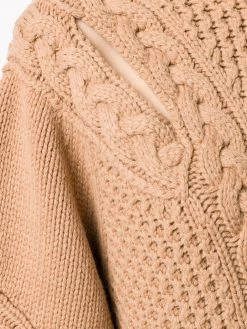 Alexander McQueen knitted handkerchief hem jumper