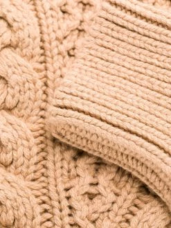 Alexander McQueen knitted handkerchief hem jumper