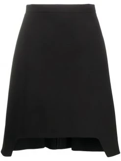Alexander McQueen cut-out hem flared skirt