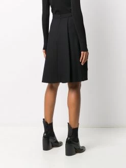 Alexander McQueen cut-out hem flared skirt