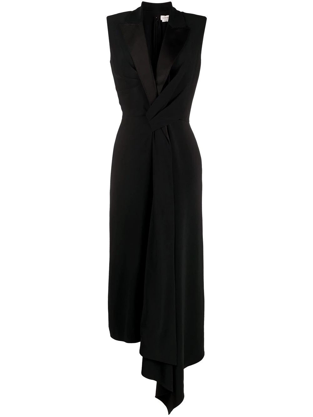 Best reviews of ๐คฉ Alexander McQueen Asymmetric draped midi ๐ dress โจ 1 Alexander McQueen asymmetric draped midi dress