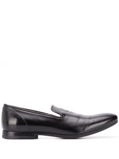 Alexander McQueen embossed skull slippers