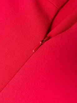 Alexander McQueen silk shoulder-pad dress