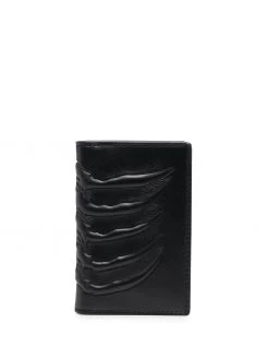 Alexander McQueen textured bi-fold wallet