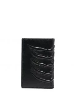Alexander McQueen textured bi-fold wallet