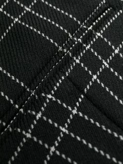 Alexander McQueen checked cropped trousers