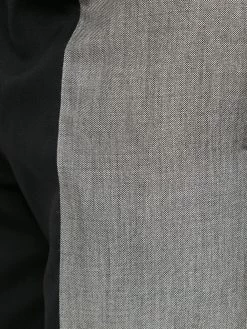 Alexander McQueen two-tone wool tailored trousers