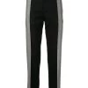 Alexander McQueen two-tone wool tailored trousers