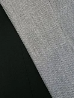 Alexander McQueen two-tone wool tailored trousers