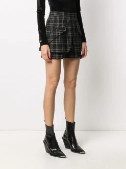 Budget 💯 Alexander McQueen High rise checked shorts ❤️ 7 Alexander McQueen high-rise checked shorts