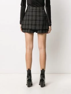 Budget 💯 Alexander McQueen High rise checked shorts ❤️ 8 Alexander McQueen high-rise checked shorts