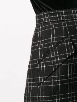 Budget 💯 Alexander McQueen High rise checked shorts ❤️ 9 Alexander McQueen high-rise checked shorts