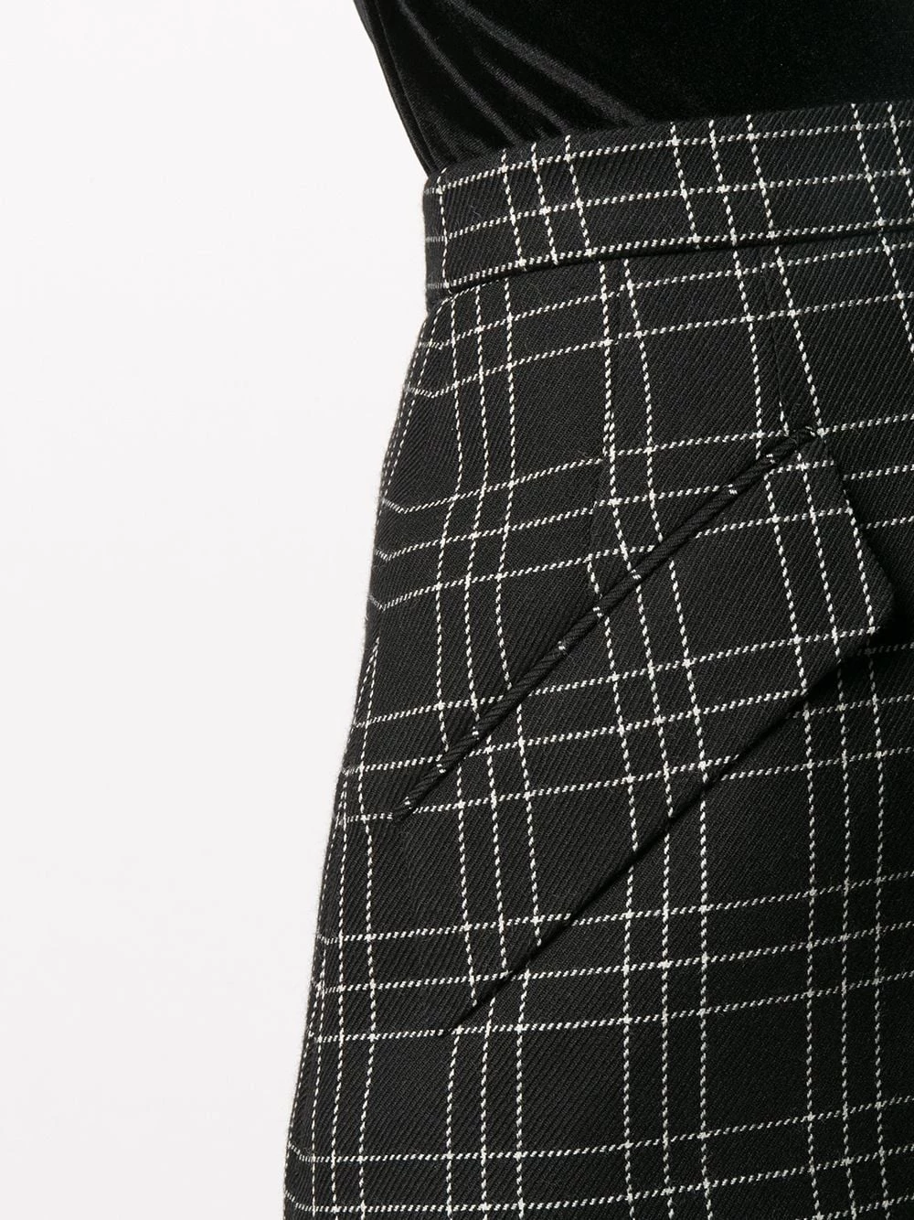 Budget 💯 Alexander McQueen High rise checked shorts ❤️ 5 Alexander McQueen high-rise checked shorts