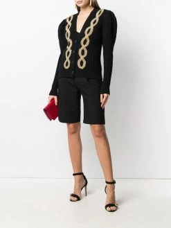 Alexander McQueen embellished knitted cardigan