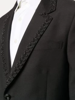 Alexander McQueen beaded single-breasted jacket