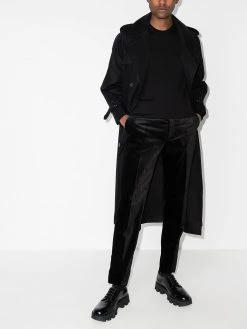 Alexander McQueen logo-tape wool jumper