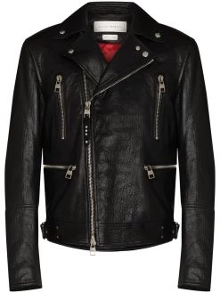 Alexander McQueen leather biker jacket