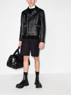 Alexander McQueen leather biker jacket