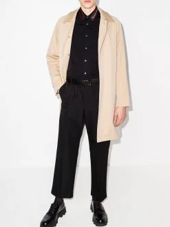 Alexander McQueen long-sleeved logo tape shirt