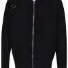 Alexander McQueen harness detail bomber jacket