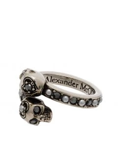 Alexander McQueen Skull wrap-around ring