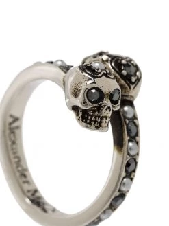 Alexander McQueen Skull wrap-around ring