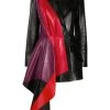 Alexander McQueen contrasting panel draped jacket